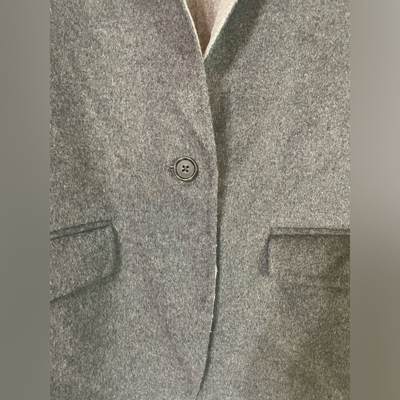 J. Crew Wool Blend Leighton Blazer Jacket Size 6 Gray - Picture 7 of 13